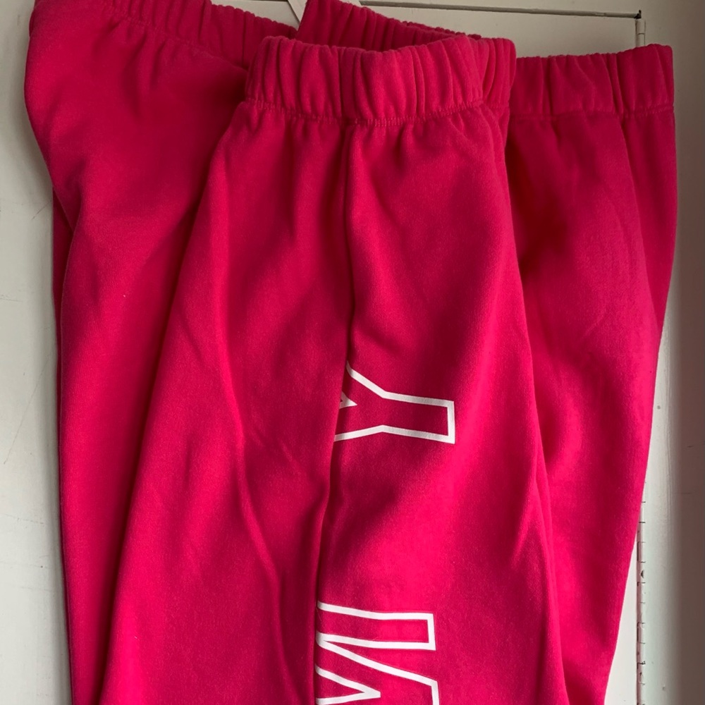 SOLD! Tommy Hilfiger Sport Hot Pink Boyfriend Sweatpants in Size Large - Picture 4 of 14